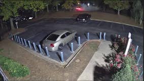 Video: Driver caught doing donuts next to Sandy Springs police HQ