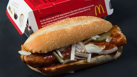 McDonald's McRib returns to Georgia locations for limited time