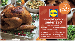 Lidl offering budget-friendly Thanksgiving meal for 10 for just $30