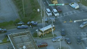 Arrest made after driver leads high-speed chase, colliding with Atlanta school bus near Greenbriar Mall