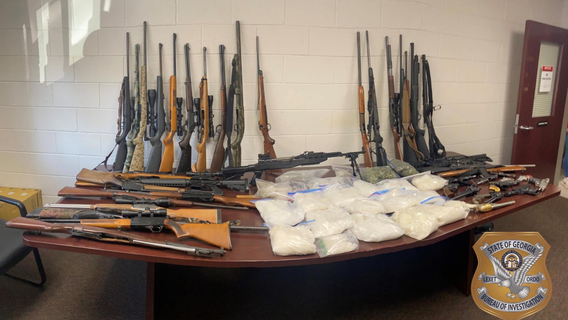 Blue Ridge man arrested for possession of drugs, guns; arrest warrants issued for son