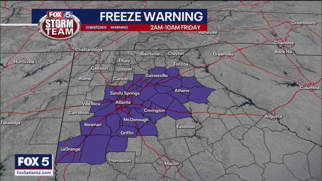 Atlanta forecast: Another day, another freeze warning; when will the cold snap end?