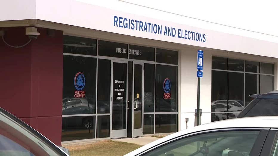 Fulton County Registrations and Elections building.