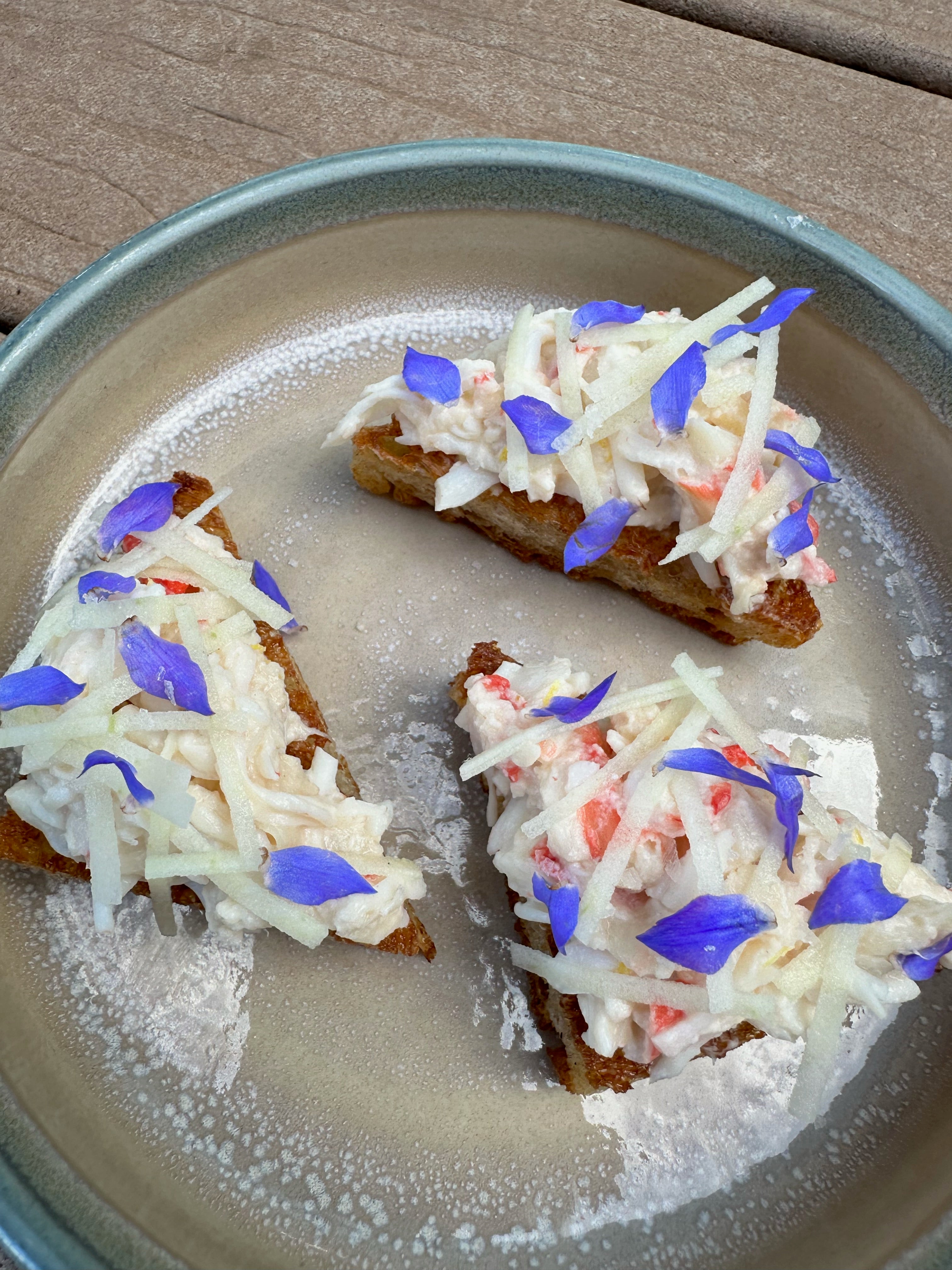 Recipe: Chef Stuart Rogers' King Crab Toast for New Year's Eve