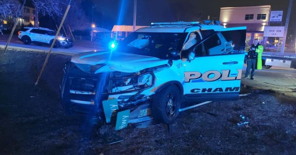 Suspected drunk driver rams into Chamblee police car | FOX 5 Atlanta