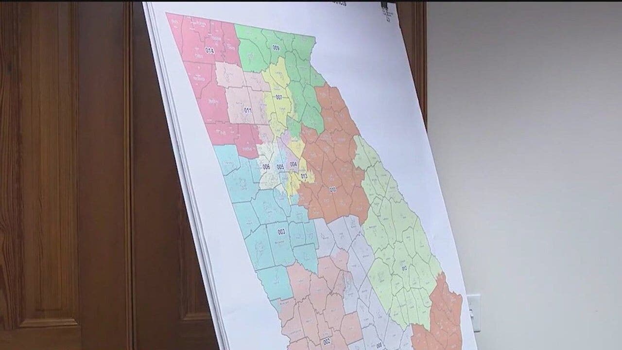 Georgia Lawmakers Advance Congressional Map Keeping 9 5 Gop Edge Legislative Maps Get Final Passage 9866