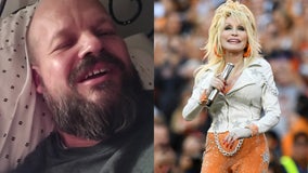 Dolly Parton fulfills man with terminal cancer's wish in emotional video