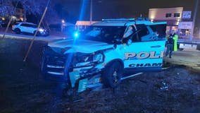 Suspected drunk driver rams into Chamblee police car