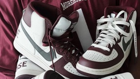 Morehouse College graduate pays tribute to university with Nike shoe