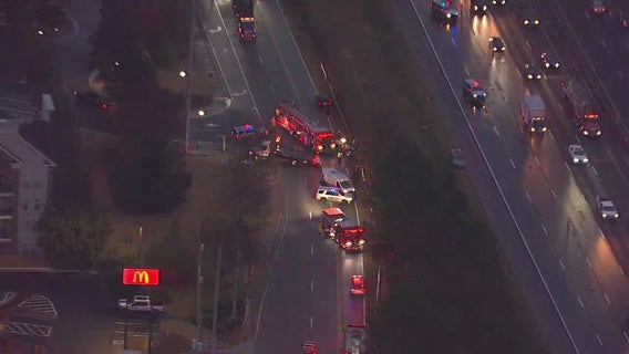 Crash near I-285WB, Chamblee Dunwoody Road impacting travel Friday morning