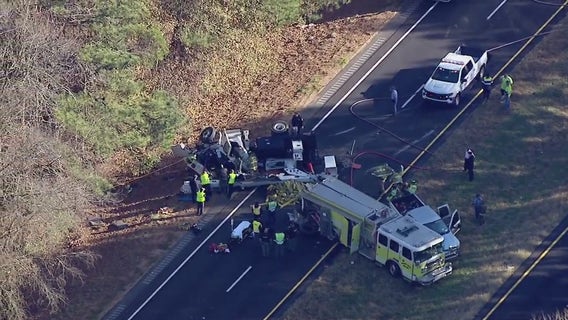 Driver injured in multi-vehicle crash in Spalding County on Highway 41