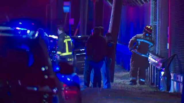 Cobb County patrol car lands on suspect's Jeep during chase through Midtown Atlanta