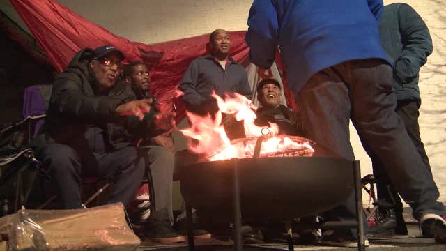 Concerned Black Clergy sleeps outside, raising awareness for homelessness, affordable housing