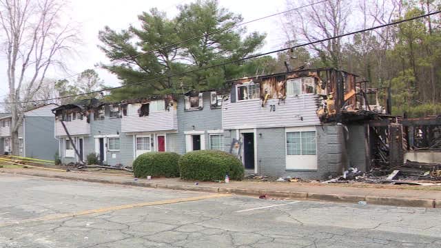 Dozens displaced in DeKalb County apartment fire