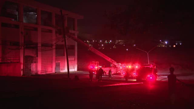 Firefighters battle blaze at historic Gaines Hall for second time this year