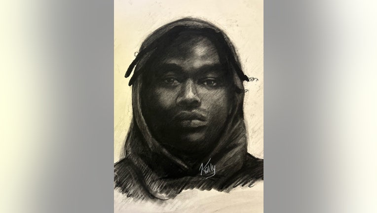 The Atlanta Police Department released this artists rendering of the suspect wanted in an Atlanta home invasion which took place along Northwest Drive on Dec. 13, 2023.