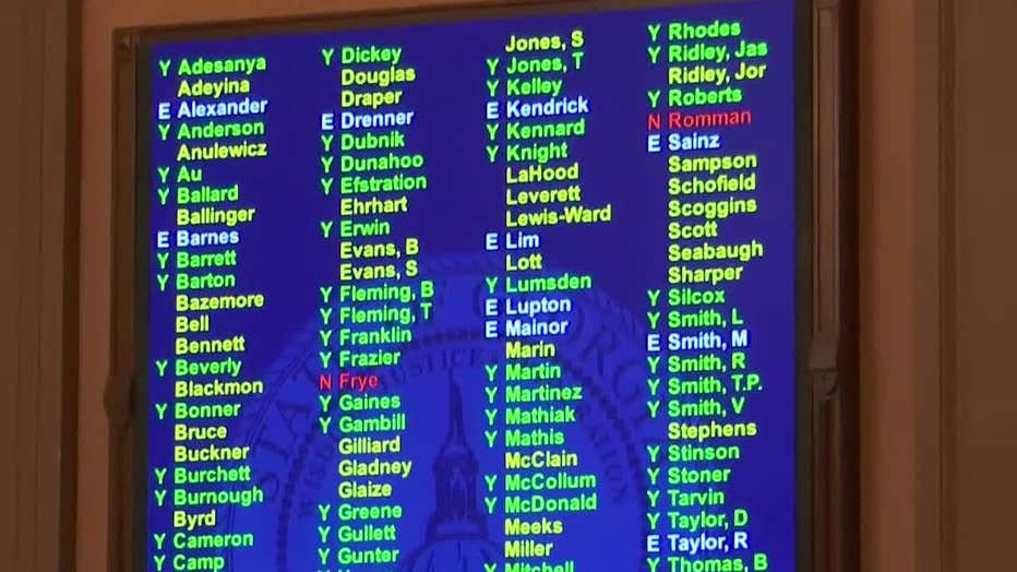 The Georgia House voted by an overwhelming bipartisan majority to support the Atlanta Public Safety Training Center on Dec. 6, 2023.