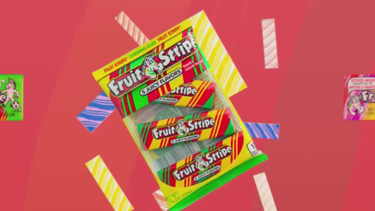 Fruit deals stripe gum