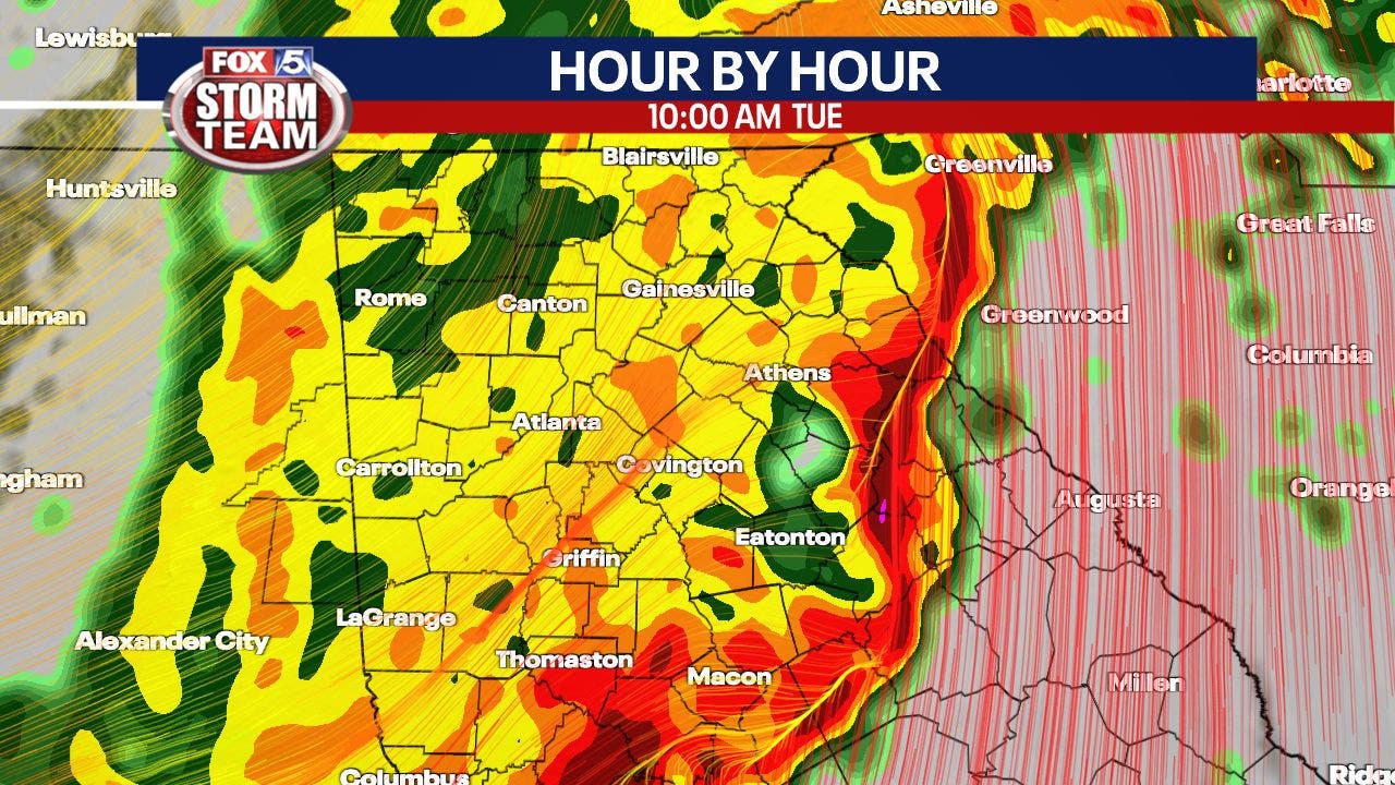 Strong to severe thunderstorms may pay visit to Atlanta - Vimarsana News
