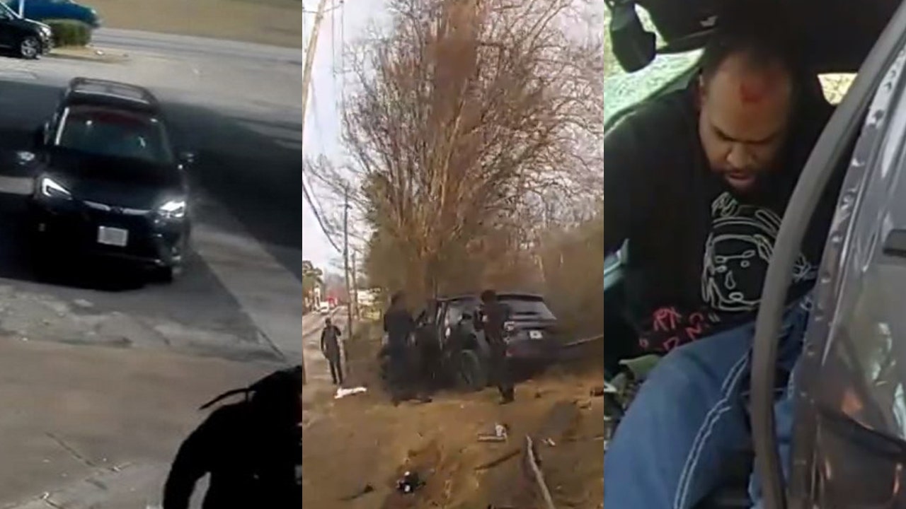 Dramatic Atlanta police chase ends in high-speed crash, 3 children rescued unharmed