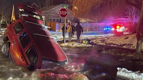Car plunges into Washington sinkhole: ‘It felt like the movies’