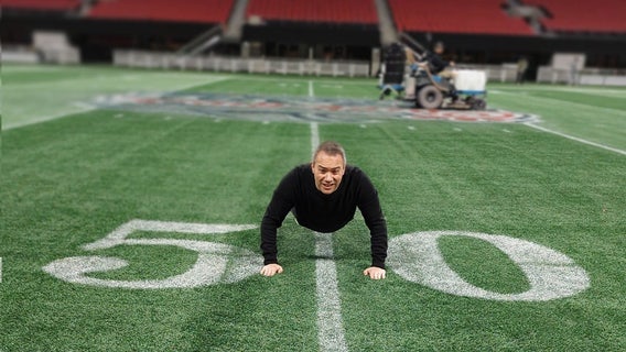 Fitness on the Field brings workouts inside Mercedes-Benz Stadium