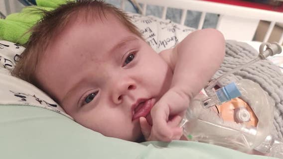 Preemie named after Atlanta Braves 'slides home' after 200 days in NICU