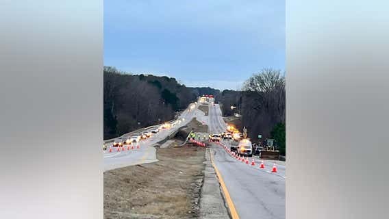 Work continues on Highway 85 bridge in Fayette County