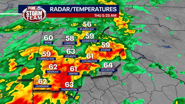 Georgia weather: Heavy rains cause flooding threats in metro Atlanta, chance of severe storms for weekend