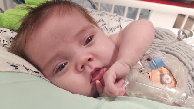 Preemie named after Atlanta Braves 'slides home' after 200 days in NICU