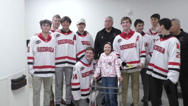 UGA Ice Dawgs get new member: Team wins one for 9-year-old Alaina