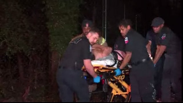 Firefighters rescue man who fell into DeKalb County creek