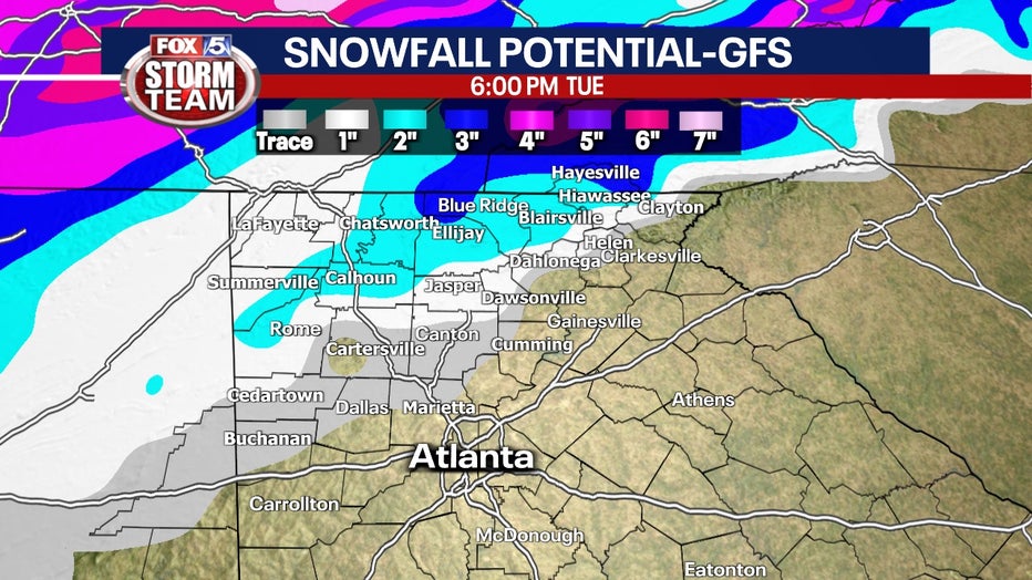 winter weather & Arctic plunge timeline