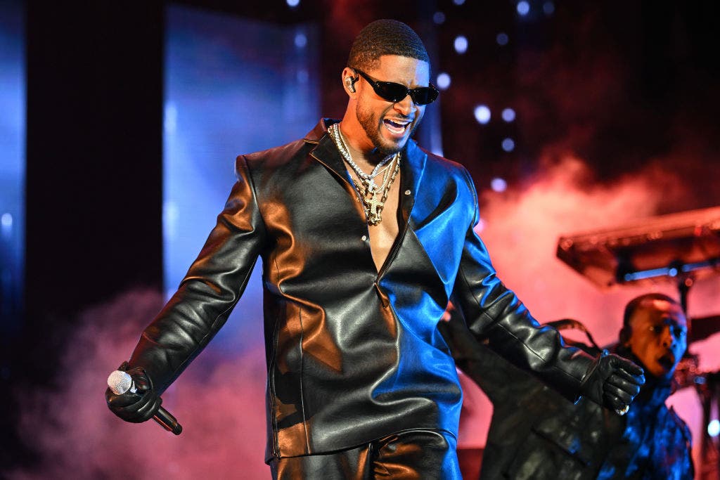 Who else is performing with Usher at the Super Bowl halftime show?