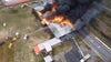 VIDEO: Massive blaze at former Jockey plant in Cedartown shuts down West Avenue