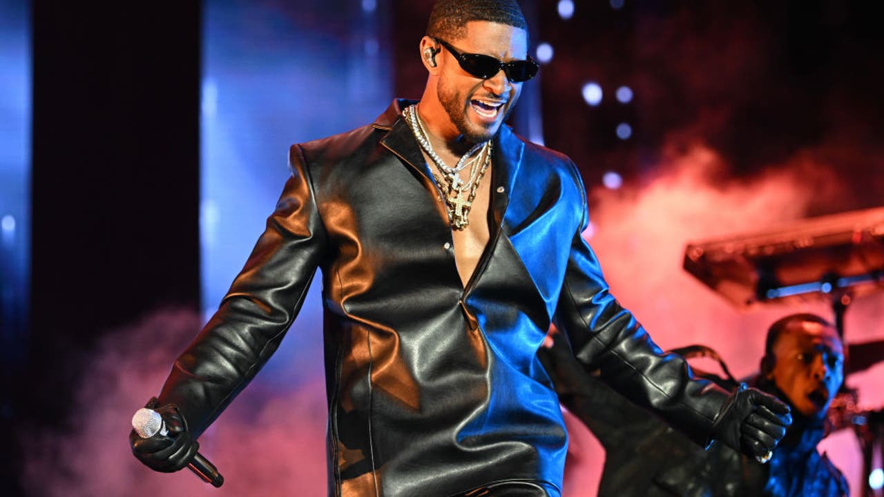 Who else is performing with Usher at the Super Bowl halftime show?