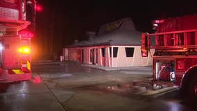 Man in custody after fire at DeKalb County Pizza Hut