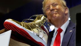 Trump introduced a signature line of 'Trump Sneakers' at Sneaker Con this weekend