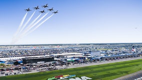 Daytona 500 Thunderbirds flyover: USAF's elite air squadron thrills fans at speedway