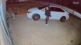 Man caught on camera entering cars at NW Atlanta home, police say