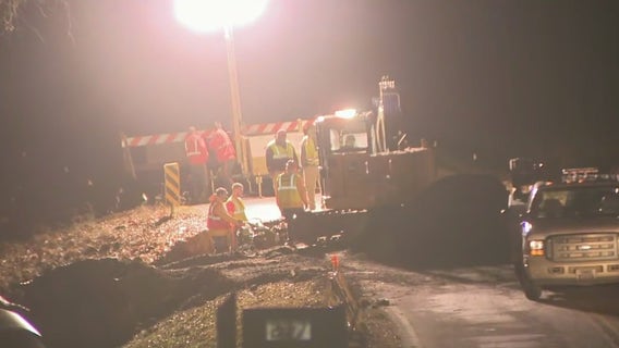 Heavy rain causes flooding damage, road closings across Spalding County