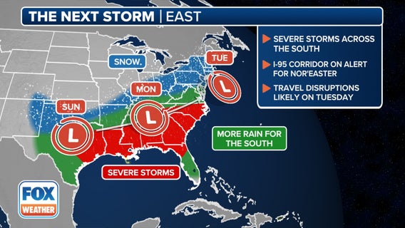 Potential Nor'easter eyes Boston: Major cities could see a foot of snow