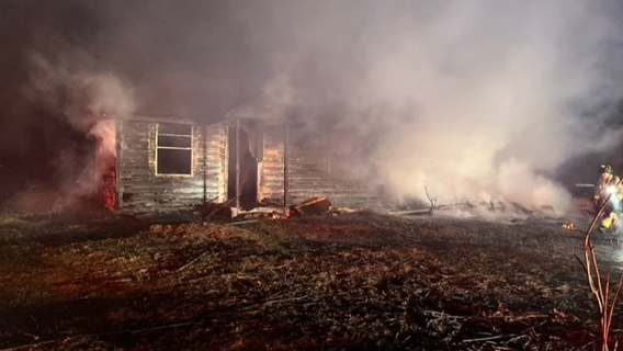 Man arrested for arson after Hall County fire on Saturday