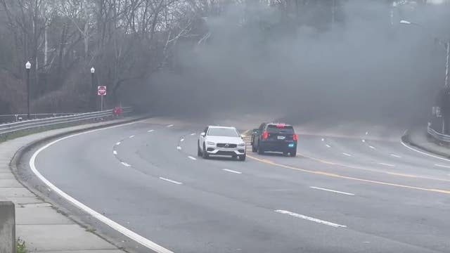 Fire closes bridge on Buford Highway late Sunday morning