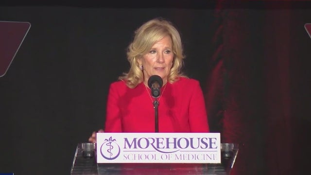 First lady Jill Biden talks about women's heart health, research during Atlanta visit