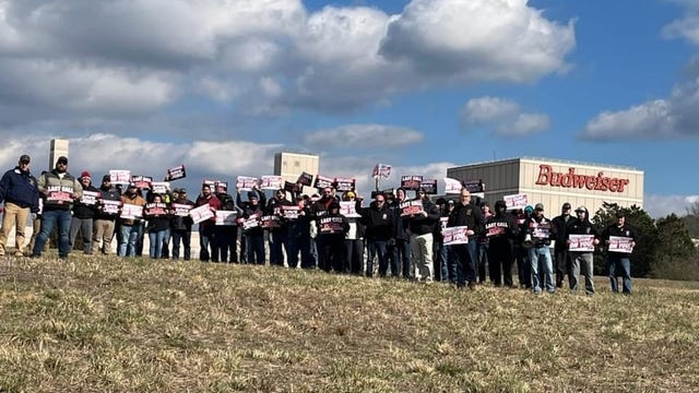 Anheuser-Busch workers in Cartersville ready to strike if needed