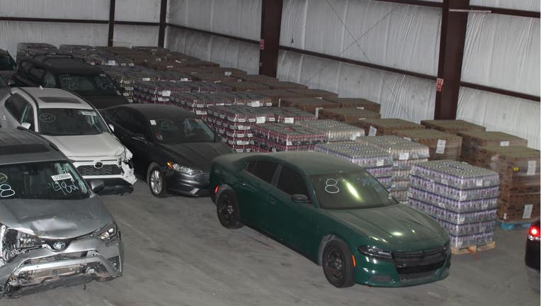 Multiple law enforcement agencies seized $1 million in stolen items during a cargo theft investigation in Rincon, Georgia on Feb. 27, 2024.