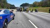 2 airlifted after series of crashes during massive motorcycle ride on I-20 in Covington