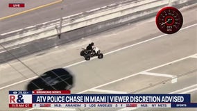 Watch: Miami ATV chase ends with driver taken down by police