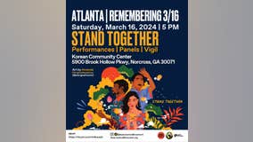 Remembering 3/16: Gathering planned to remember Atlanta spa shootings